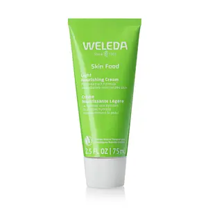 Weleda Skin Food Light Nourishing Cream - Lightweight Hydrating Moisturizer with Sunflower Oil & Pansy Extract for All Skin Types
