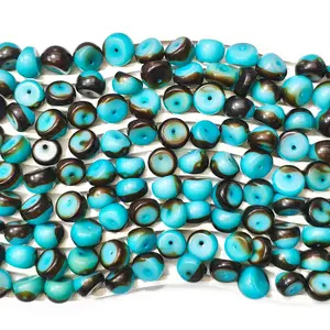 L1062]Bodhi Garlic Blue DIY Beads DIY Charms Set LL