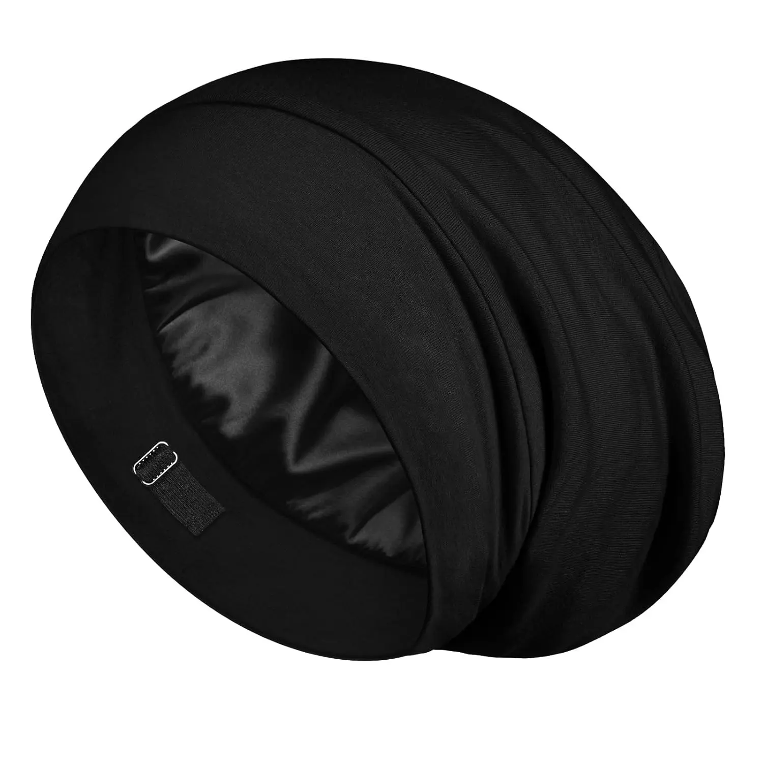 Mulberry Silk Bonnet for Sleeping, Adjustable Elastic Hair Wrap for Women and Men, Smooth and Lightweight Haircare for Curly Hair, Sleep Cap Hats