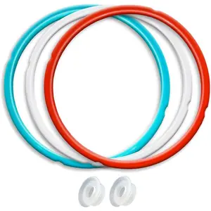 Sealing Ring 3-Pack for 5Qt, 6Qt  Cookers - Dishwasher Safe -Grade Replacement Gasket Compatible with  Duo, Lux, Duo Plus, Ultra, Viva Models.