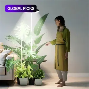 Grow Lights for Indoor Plants Full Spectrum Plant Growth 15-65 Inches Height Adjustable Aluminum Alloy Grow Lamp, Auto On/Off Timer, Indoor Plant LED Grow Light with Timer indoor plant Dimmable