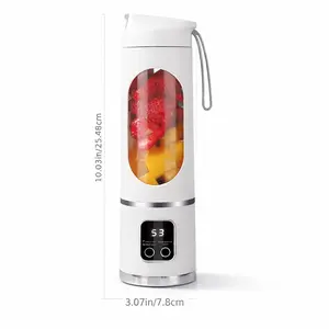 BlendPro 50W Rechargeable Personal Blender, Cordless Portable Kitchen Appliance with Compact Shape, Leak-Proof Lid for Travel, Gym Shake Preparation