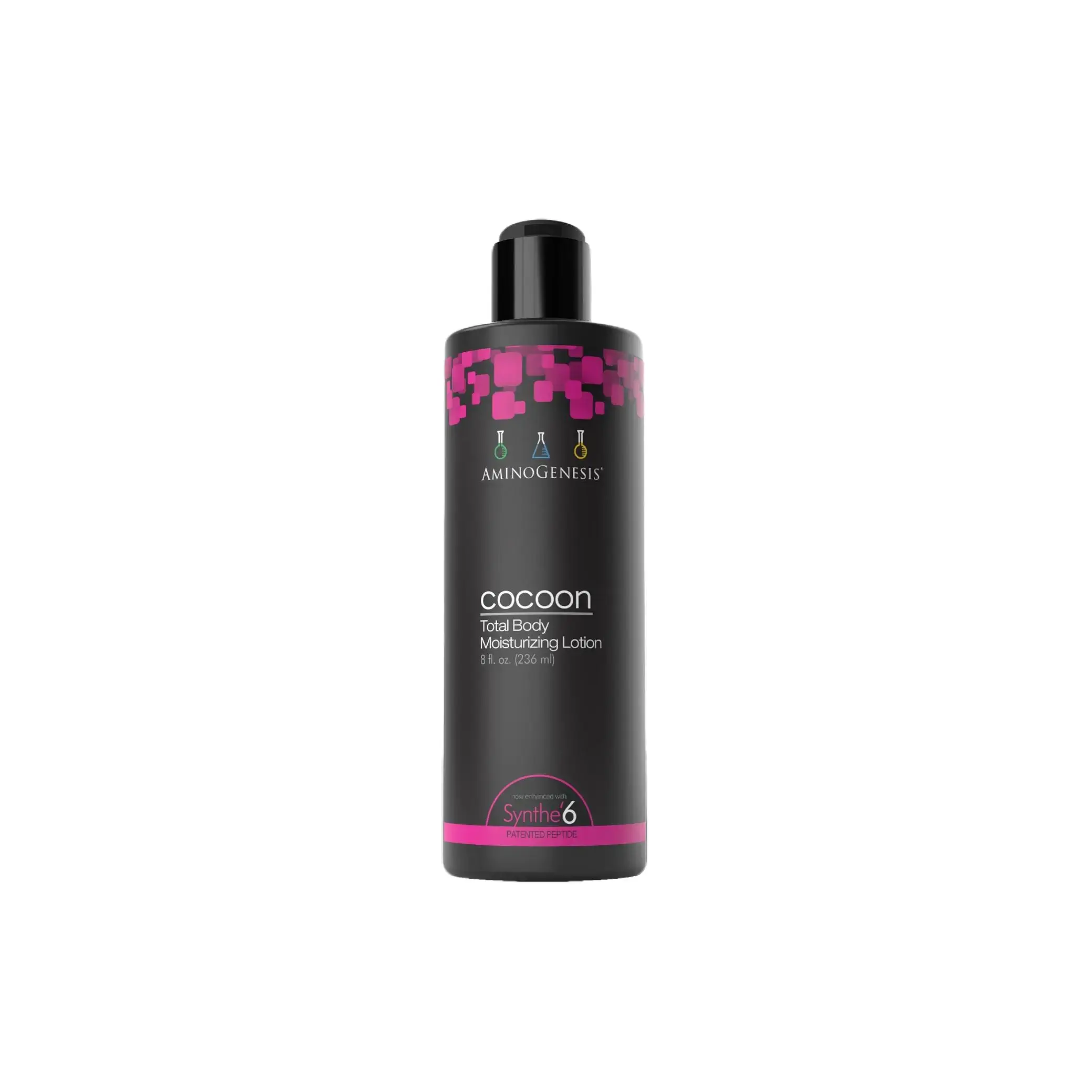 AMINO GENESIS Cocoon Body Lotion, Advanced Skin Repair Moisturizer with Amino Acids & Peptides for Eczema, Dry Skin and Discoloration, 8 oz, Body Care, Restore, Hydrating, Acne Relief Body Lotions & Creams