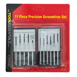 WorldWide Sales Online Tool Essentials 11 Piece Precision Screwdriver Set With Storage Case