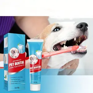 Pet Toothpaste, 1/2 Counts Pet Oral Care Products, Pet Dental Care Products, Dog & Cat Grooming Supplies