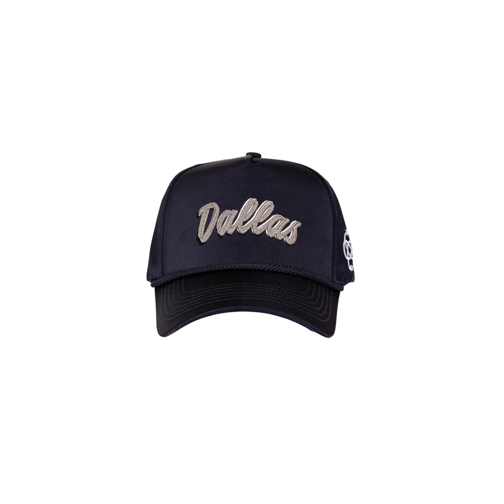 Dallas Souvenir Hat (Navy Satin)