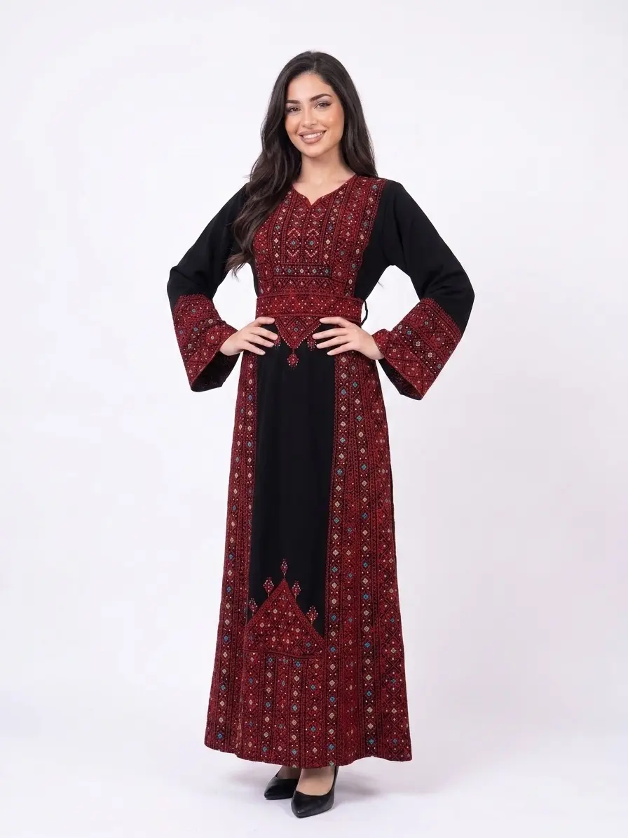 Tarif Thobe -  Women's Embrodiered Traditional Thobe, Dress, Abaya, Perfect for Eid, Ramadan, Gifts for Her