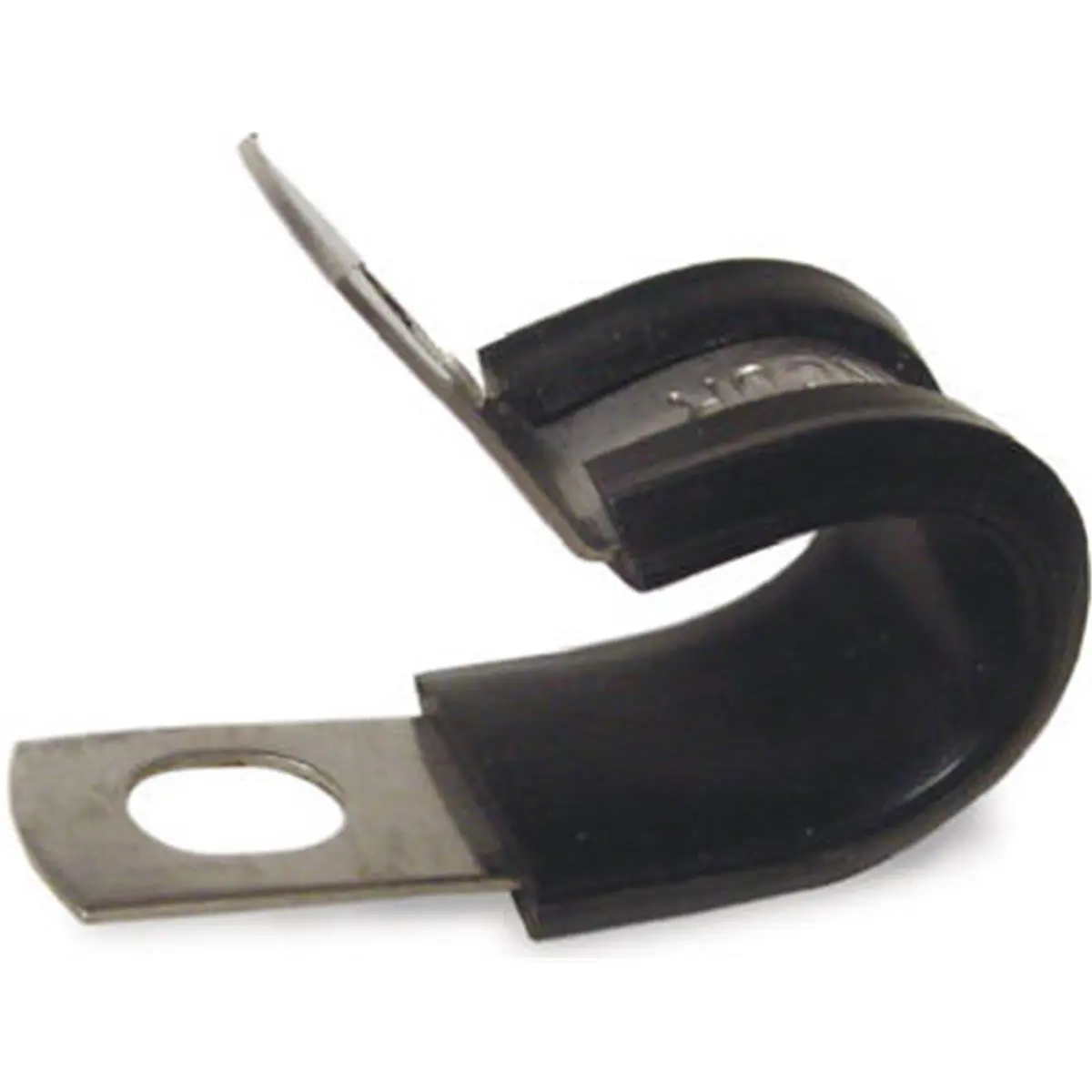Gardner Bender Plastic Clamps - 15 Pack, 3/8 in. Inside Diameter, 1-Hole Mount (1 Hole), UV Resistant, Black Plastic Grip Clamps for Scooters Equipment Mounting, 15 Clamps