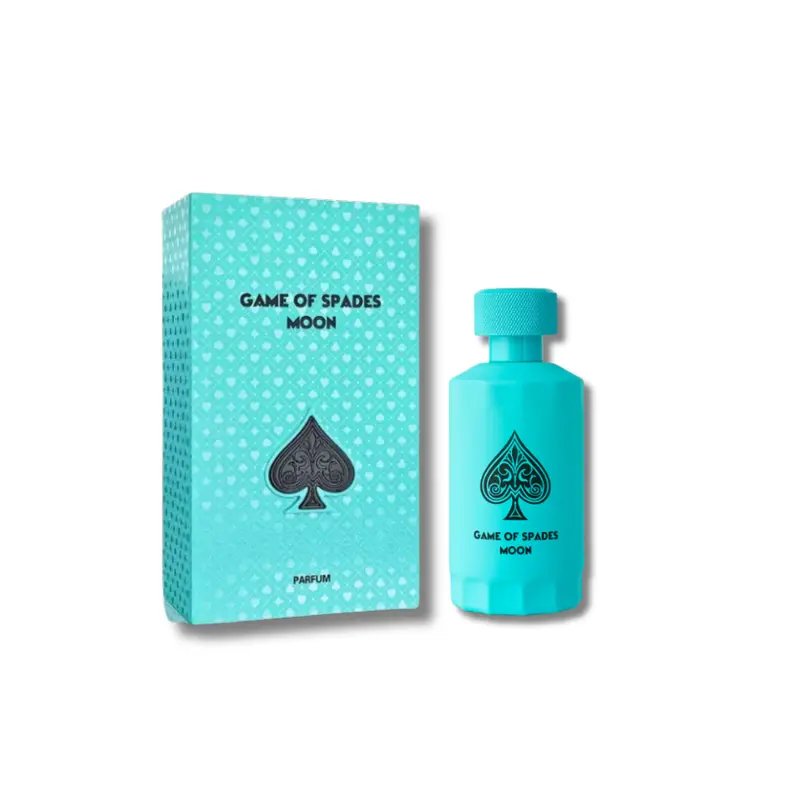 GAME OF SPADES Moon Unisex Eau De Parfum - Alcohol-Based, 3.4 fl oz Liquid Regular Edition, Sandalwood, Jasmine & Patchouli Notes, Floral Woody Aroma, Gender-Neutral, All-Season Adult Everyday Wear
