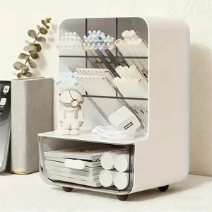 Large Capacity Pen Holder Organizer, High-Quality Desk Storage Box, Stylish Office & Dorm Room Essentials, Durable Design