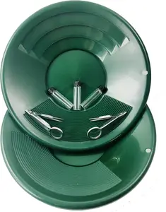 ASR Outdoor 7pc Dual Riffle Gold Pan Prospecting Tools Gold Panning Kit