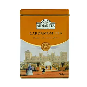 Ahmad Tea Black Cardamom Loose Leaf Tea 17.6oz (500 G) – Exotic Blend, Bold Aroma, Naturally Caffeinated