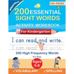 200 Essential Sight Words for Kids Learning to Write and Read: Activity Workbook to Learn, Trace & Practice 200 High Frequency Sight Words Paperback – January 1, 2021