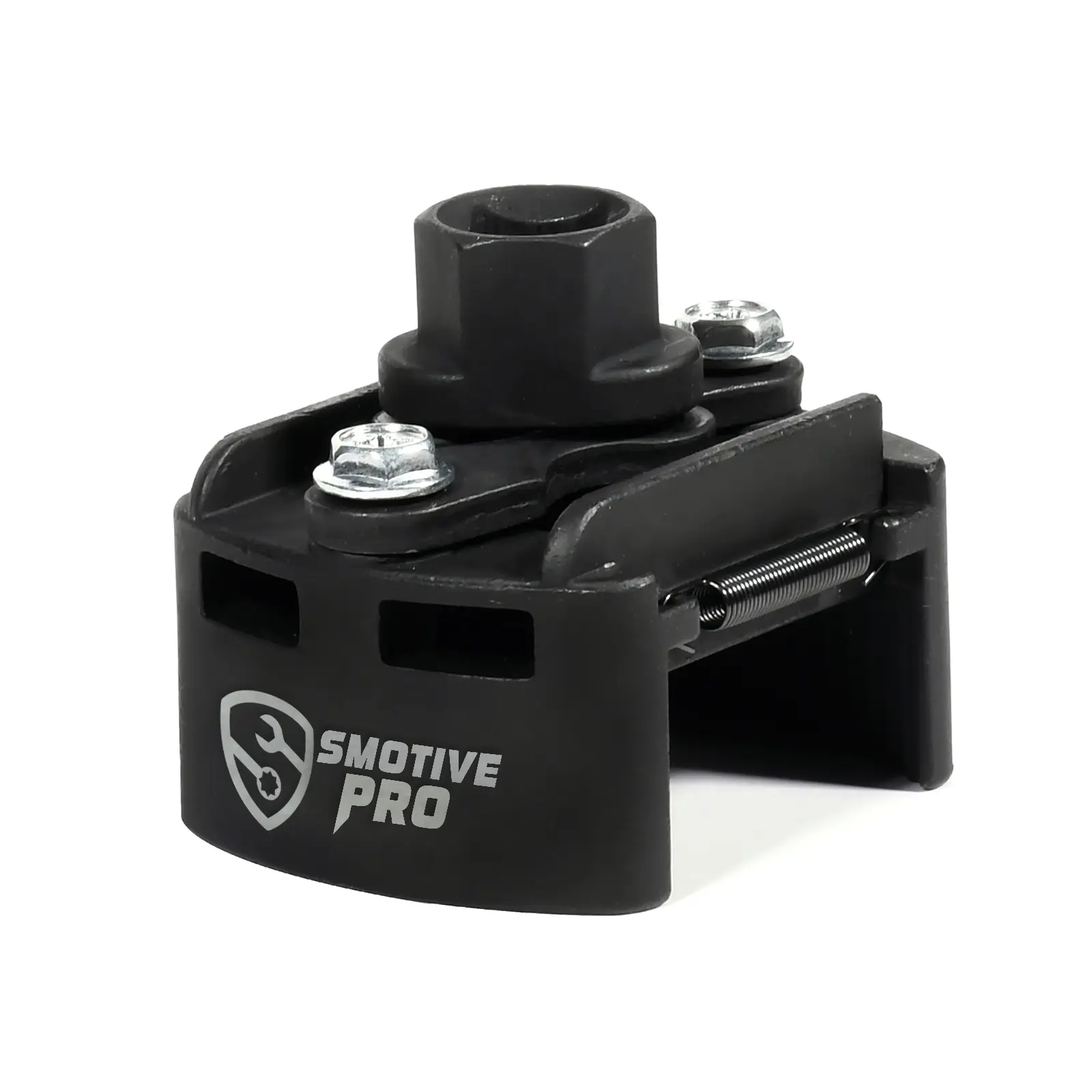 SMOTIVE PRO Adjustable Oil Filter Wrench, 2-Jaw Oil Filter Removal Tool for Stuck Filters, 60–80mm, 1/2" Drive
