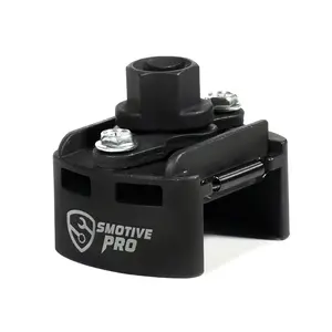 SMOTIVE PRO Adjustable Oil Filter Wrench, 2-Jaw Oil Filter Removal Tool for Stuck Filters, 60–80mm, 1/2" Drive