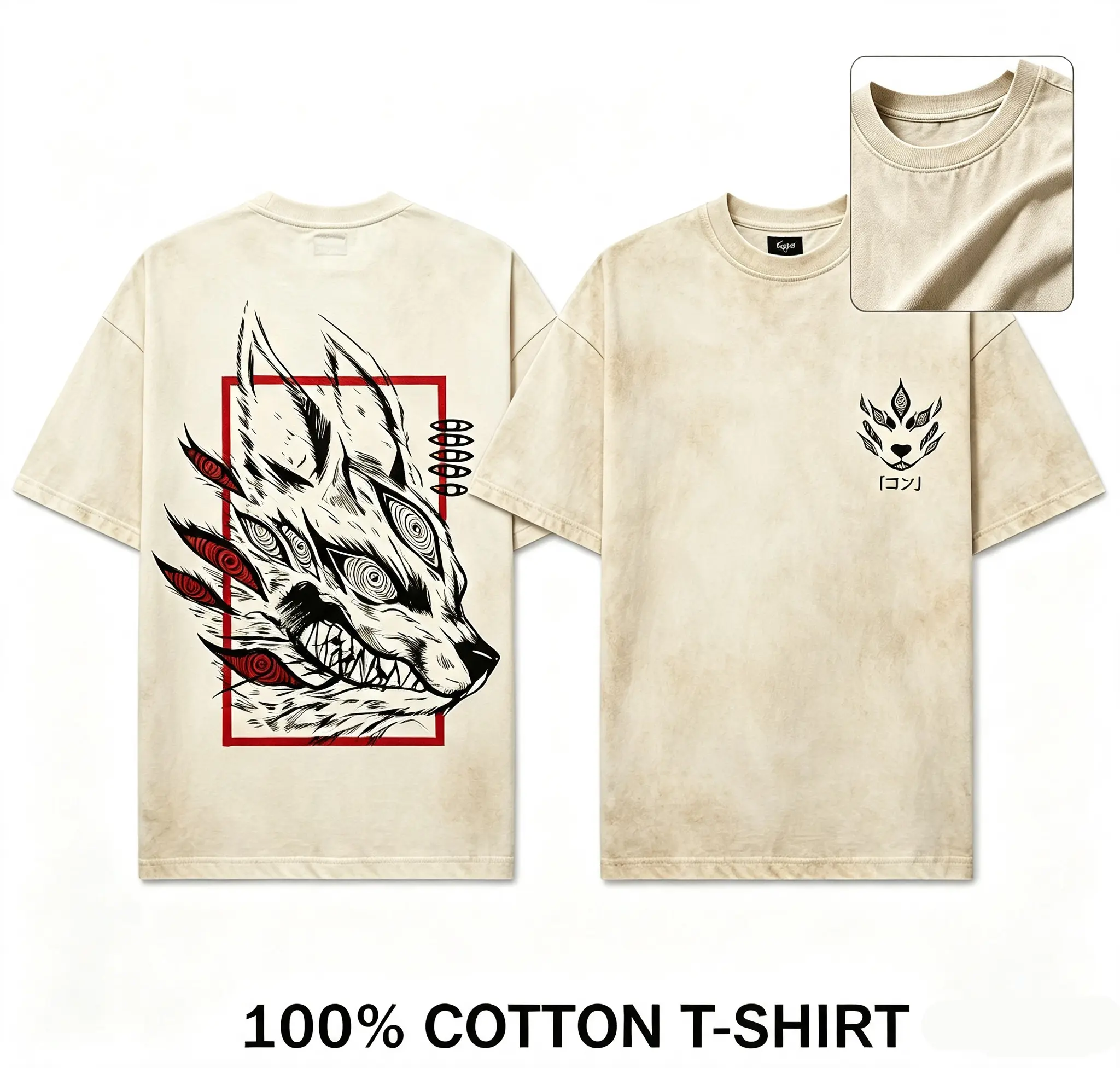 [100%cotton]Chainsaw Man "Contract" Heavyweight Tee 100% Cotton OVERSIZED,heavyweight cotton graphic tee, oversized unisex streetwear, vintage cream washed anime shirt, grunge manga sketch tee, subtle anime aesthetic top