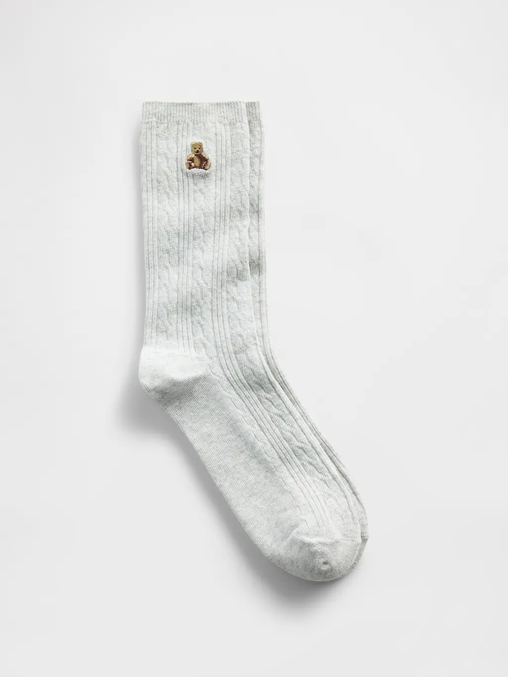 Gap Men's Brannan Bear Cable-Knit Crew Socks