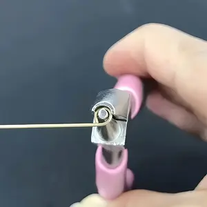 Durable Multi-Function Metal Needle Nose Pliers, Half-Round Design for DIY Jewelry and Metal Wire Shaping, Smooth Surface for Easy Maintenance