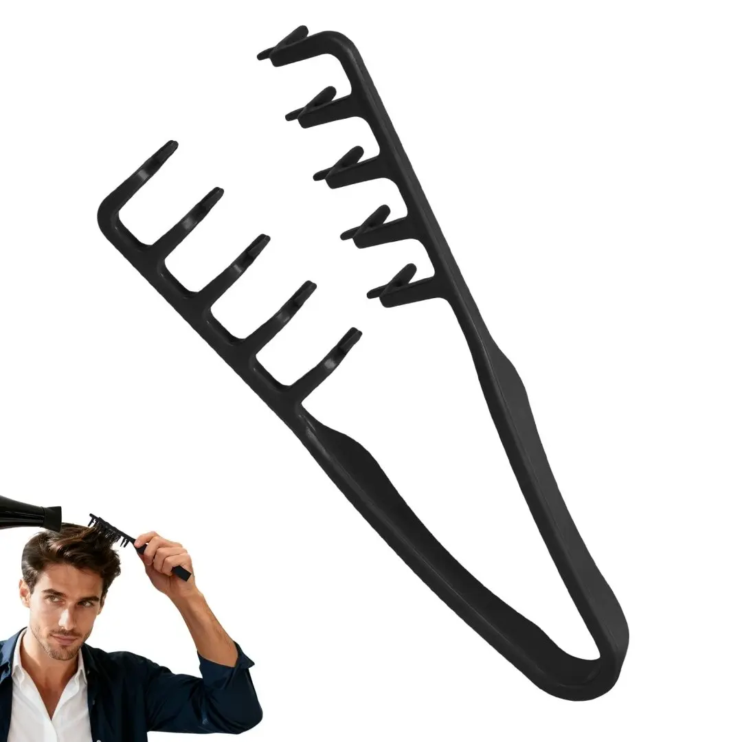 Men's Volumizing Wide-Tooth 3D Styling Comb, Styling Hair Tools, 2026 New Model with Non-Slip ABS Handle for Lifting Roots and Adding Hair Volume