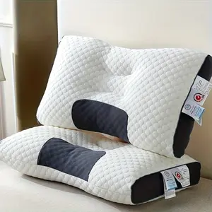 Luxury deep sleep pillow, SPA-like sleep experience, machine washable, suitable for side sleepers and back sleepers with poor sleep quality, applicable in all seasons, ideal gift for boyfriend, girlfriend, parents and friends, perfect Christmas present