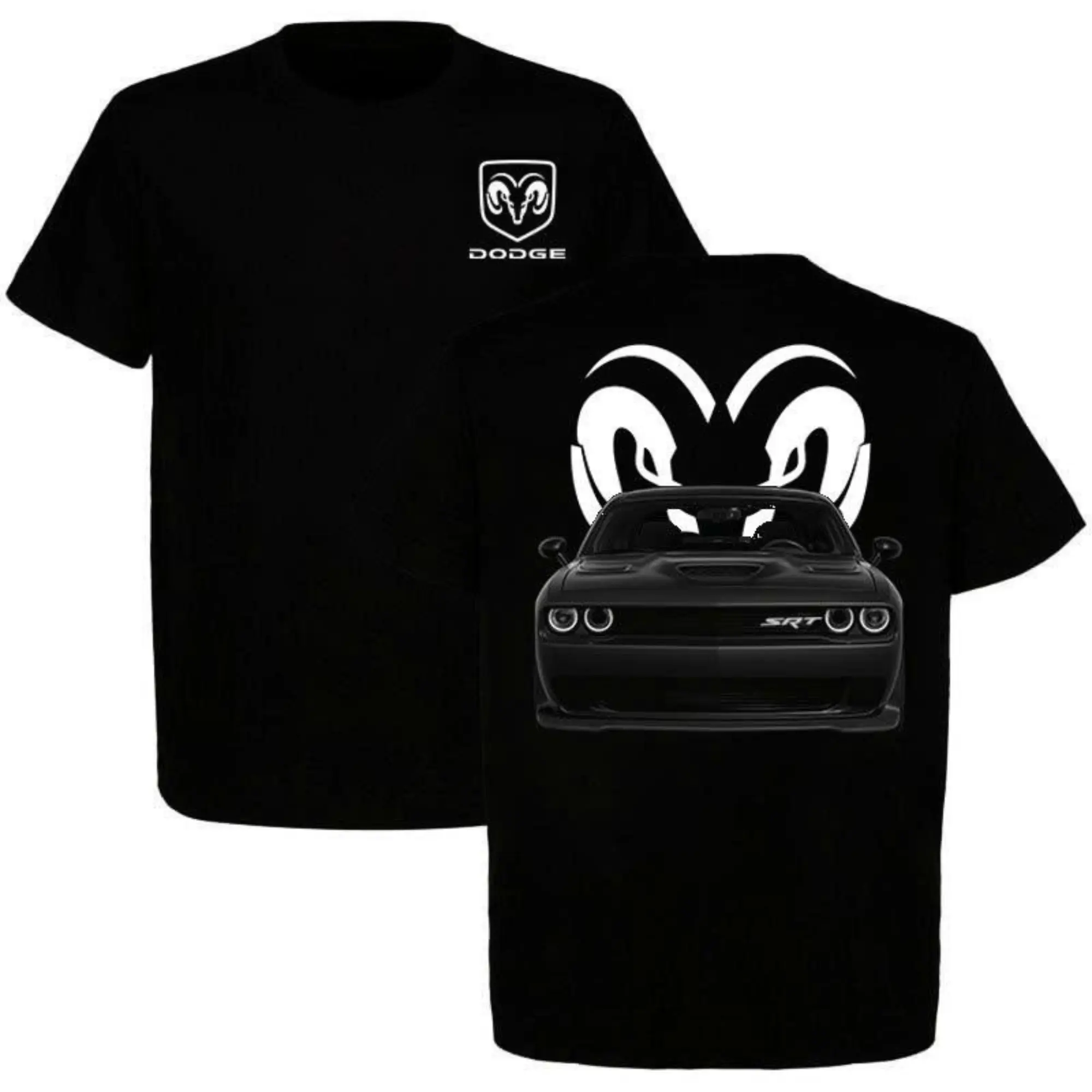 Dodge SRT Shirt, Dodge Challenger Tee, Muscle Car Graphic Tee, Performance Car Shirt, Streetwear For Car Enthusiasts, Menswear, Full Size