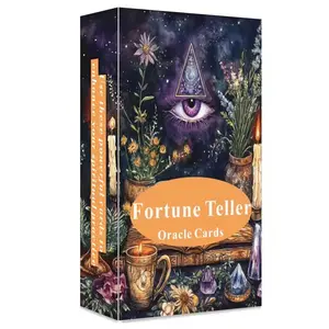 Tarot Cards Deck, 56 Pieces Divination Oracle Cards, Fortune-TellerGame Set, 13x8cm Size, Perfect for Tarot Reading & Spiritual Guidance, Fortune Telling