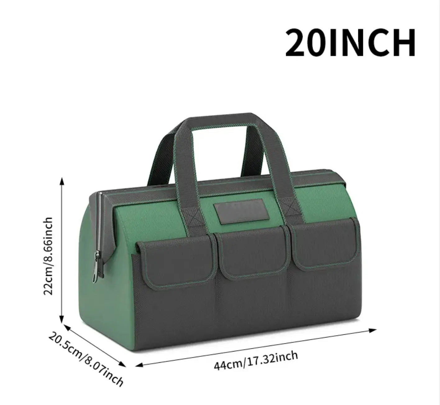 Rectangular Oxford Fabric Top Handle Bag - Durable, Abrasion-Resistant, Shock-Resistant Multi-Compartment Tool Bag, Portable Tote Organizer for Electricians