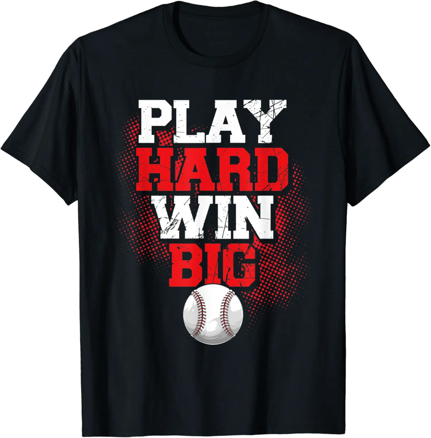 Play Hard Win Big Baseball Player Pitcher T-Shirt - Farhadheid Shop 2RTB0BZZWQ3RC