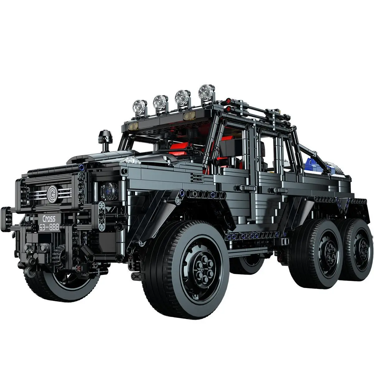 1:8 G-Class Style Off-Road SUV Building Blocks Kit, 3224PCS Large-Scale MOC Assembly Vehicle, STEM Project, Collectible Gift for Adults/Teens