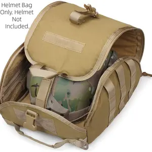 Outdoor Tactical Helmet Bag, Portable Emergency Kit, Gear Accessories, Military Enthusiast Rescue Medical Pack, Lifesaving Hanging Bag