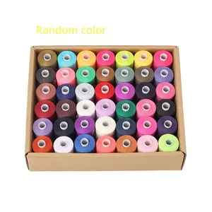 Factory Direct Home Use 42 Spool Set 1000 Yards Sewing Thread, Hand Stitching Polyester Thread, DIY 402 Sewing Thread