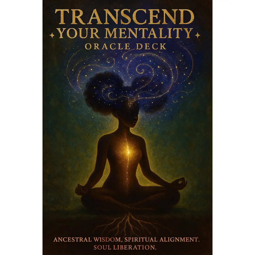 Modern Hippies Atlanta Transcend Your Mentality Oracle Cards - 58-Card Deck for Spiritual Transformation & Ancestral Wisdom Available Now