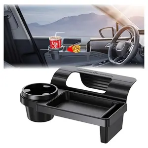 Car Window Multifunctional Storage Tray Organizer - Vehicle Door Side Hanging Storage Rack, Cell Phone Storage Box, Water Cup Holder, for Storing Small Items Such as Phones, Earphone, Keys, Bottles