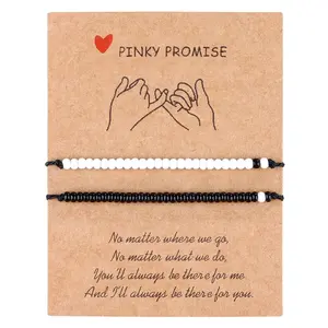 Valentine's Day   Friend Bracelets Couples Bracelets for 2 Matching Yin Yang His and Her r Bracelet  for Bff Friendship Relationship Boyfriend Girlfriend(Matching bead)