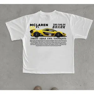 McLaren P1 unisex t-shirt, featuring the McLaren shark smile, perfect gift idea for boys and girls, stylish car clothes for McLaren fans