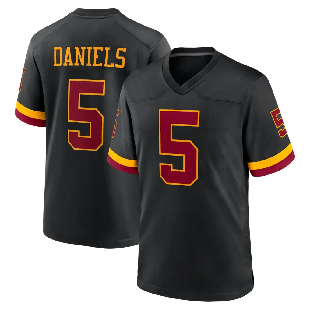 Men Jayden Daniels Washingtons Commanders 2026 Football Jerseys Terry McLaurin Bobby Wagner Mike Sainristil Da'Ron Payne