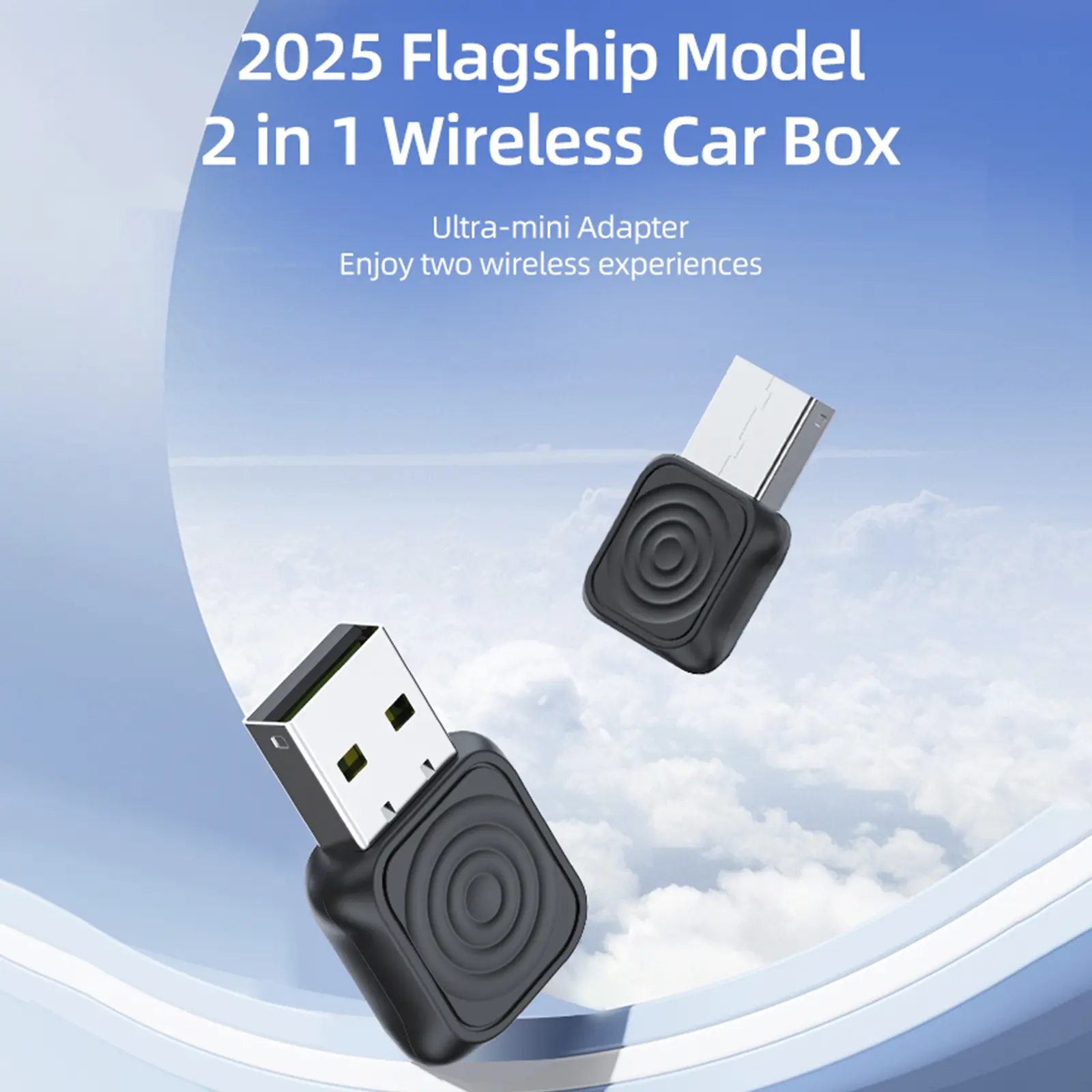 Carlinkit5.0 Mini Ultra Wireless Carplay Android Auto Adapter Connection Car Box