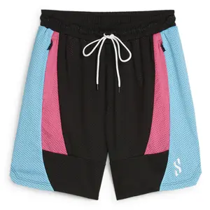 PUMA Mens Scoot Nl Drawstring Mesh Shorts Casual Bottoms Casual - Black, Blue, Pink