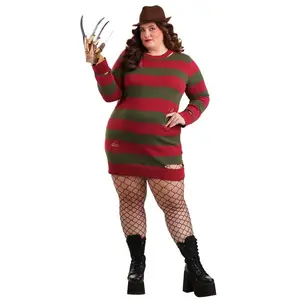 Plus Size Adult's Freddy Krueger Dress Costume