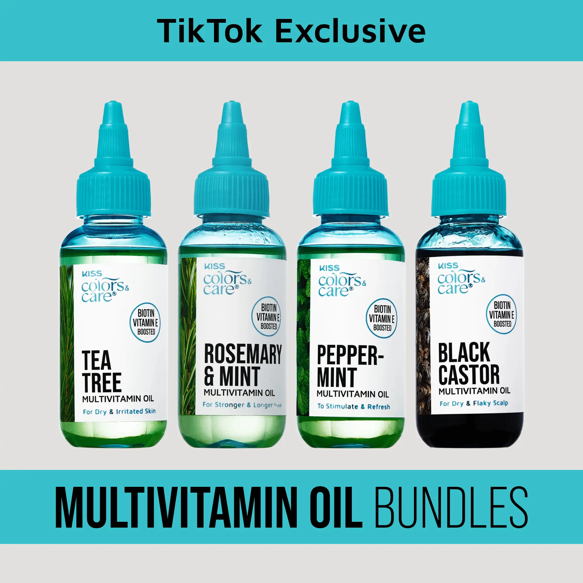 [TikTok Exclusive] KISS Colors & Care Multivitamin Oil Bundles