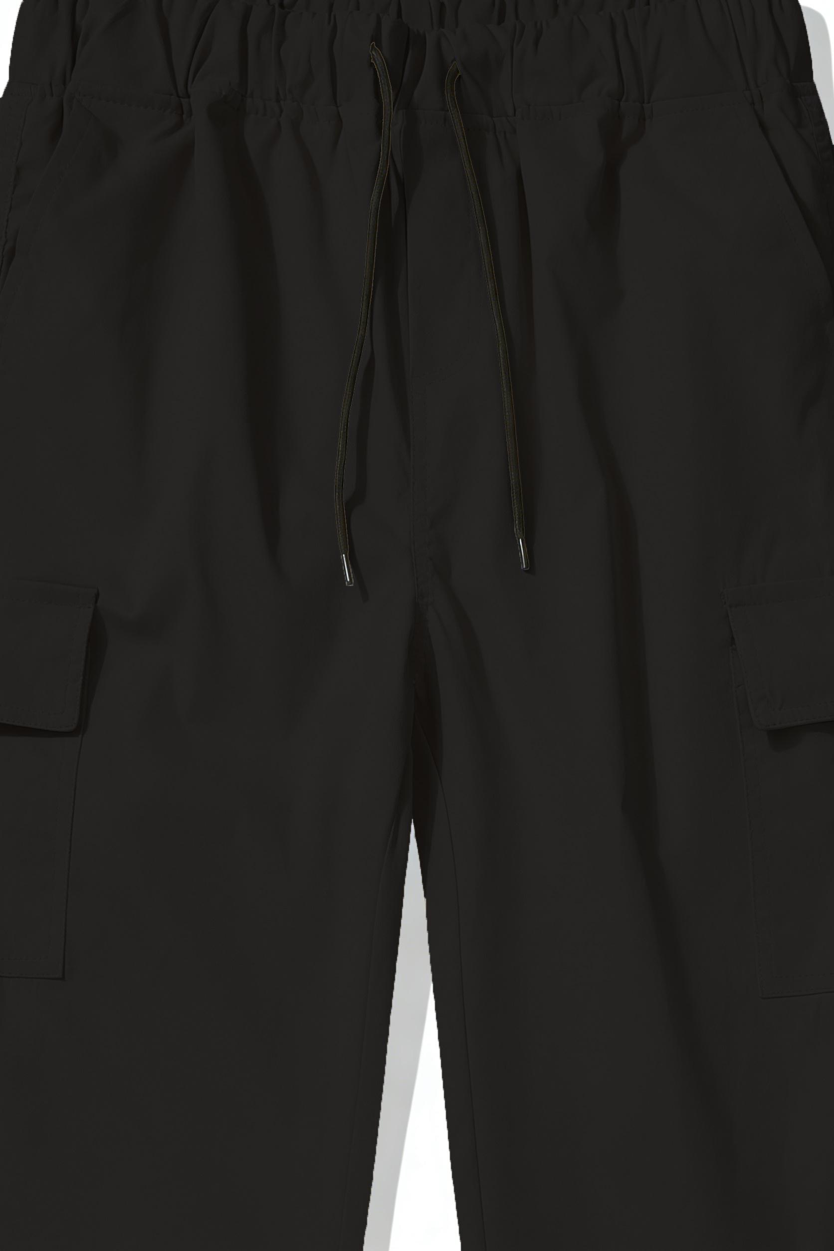 Men’s cargo jogger long pants, available in packs of 2 or 3 — drawstring elastic waist, multiple pockets, versatile athletic casual trousers