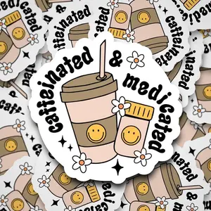 Iced coffee sticker