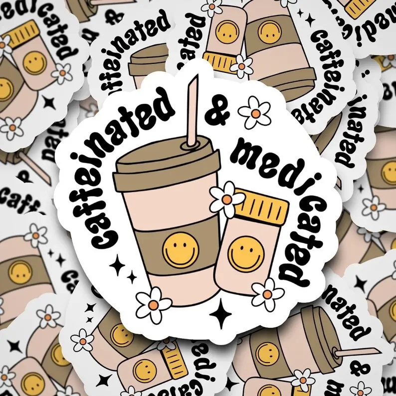 Iced coffee sticker Iced coffee sticker
