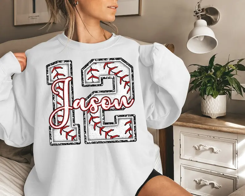 Personalized Baseball Mom Shirt, Custom Order Shirt, Gameday Baseball Shirt, Custom Baseball Shirt, Customized baseball
