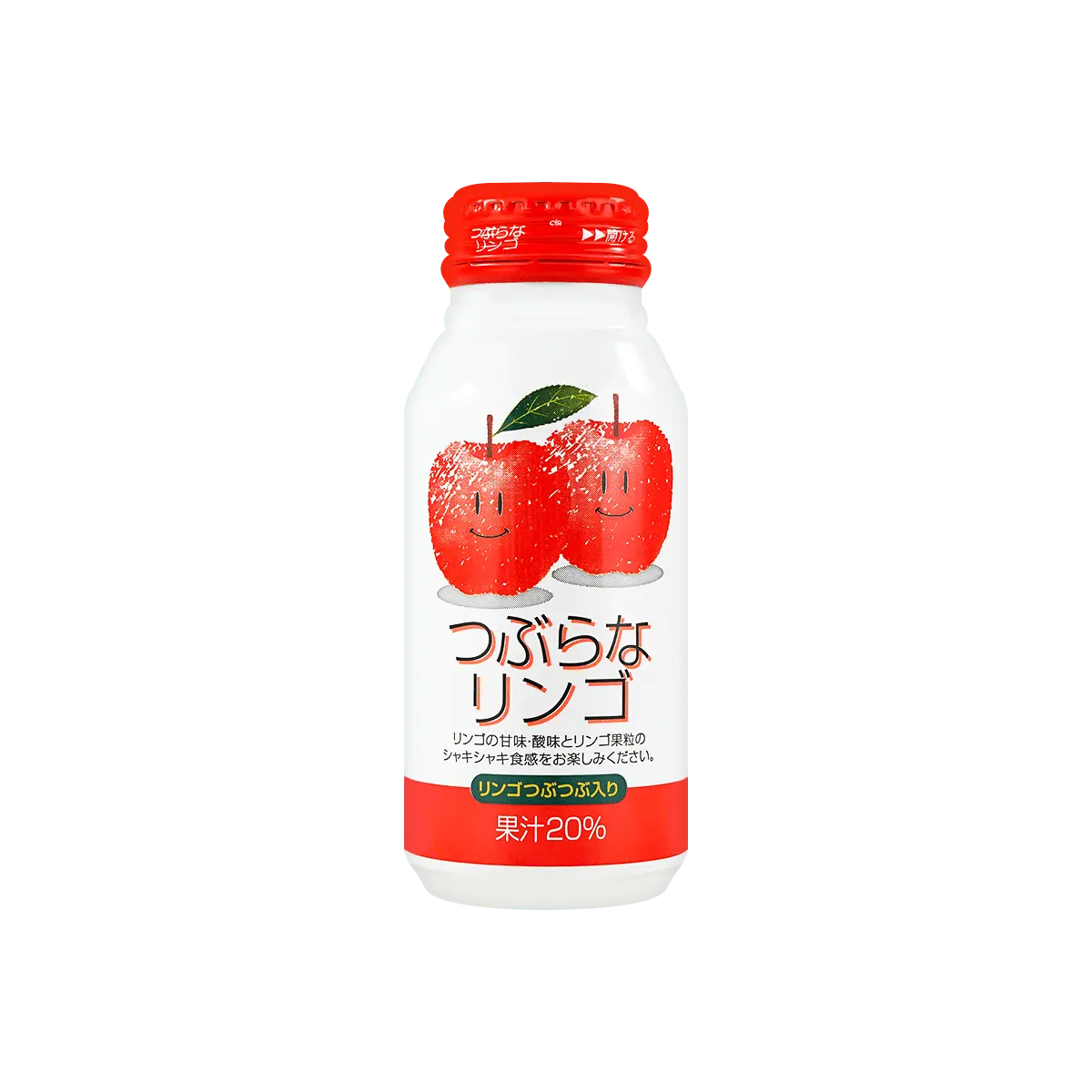 JAFOODS Apple Fruit Juice Drink 190g - 20% Real Fruit Juice, Cute Packaging