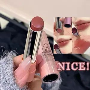 HERORANGE 10 Color Moisturizing Glossy Lipstick Lipgloss, Hydrating Long-Lasting Coffee Color Lip Balm for Youth, Glossy Cosmetic Makeup, Non-Toxic High Pigmentation Makeup Glossy Balm Finish