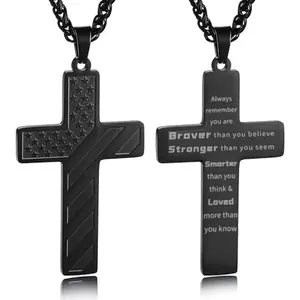 Valentines Day Gifts for Him 10 Year Old Boy Gift Ideas Teen Boys Gifts Teenage Confirmation Easter Basket Stuffers Birthday Cool Boyfriend Men Cross Necklace Chain