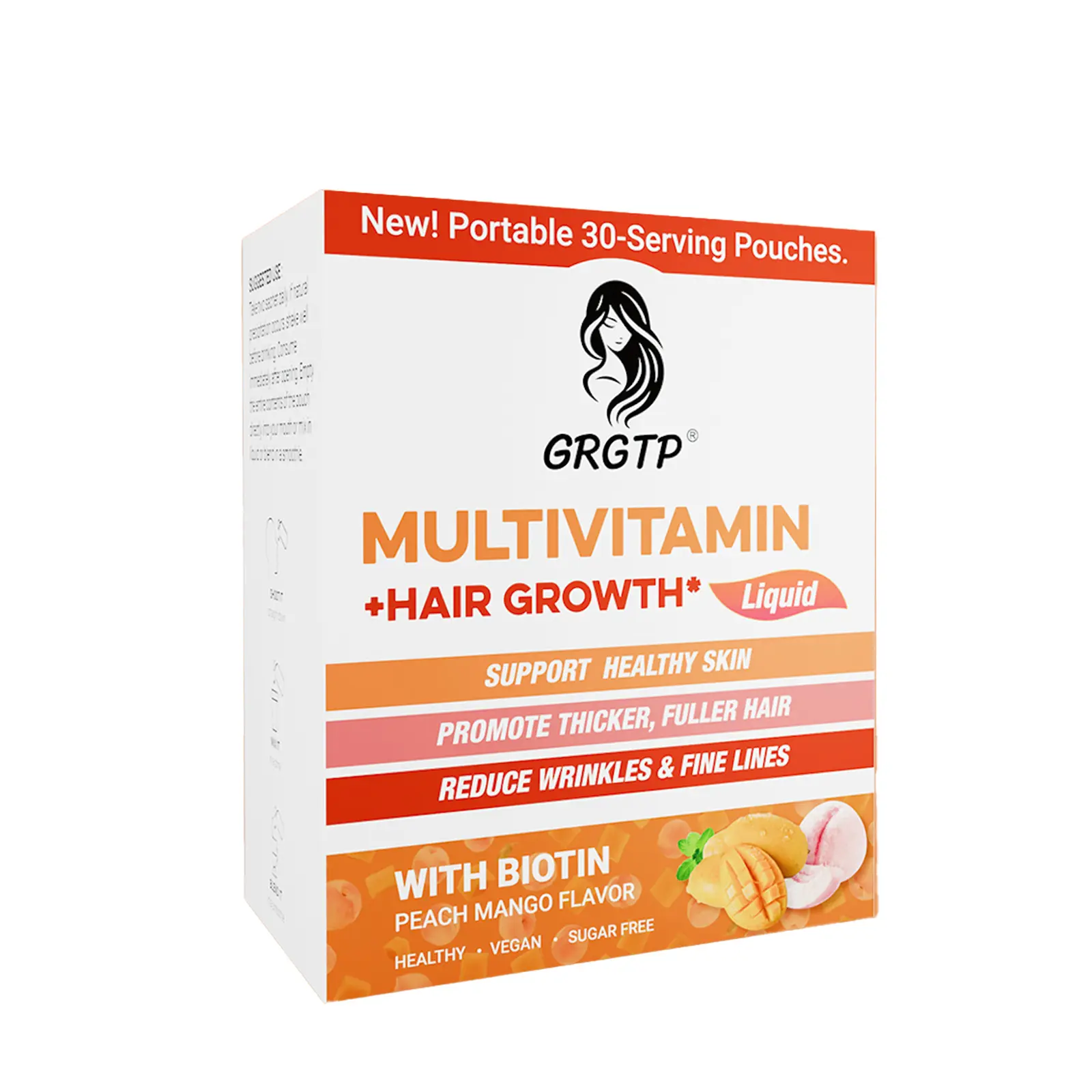 Liquid Multivitamin Beauty Biotin Hair/Skin/Nails Supplement - 10000mcg Biotin, 15.22 Fl Oz Dietary Healthcare Formula, Supports Skin Health, Boosts Thicker Hair, Reduces Wrinkles & Fine Lines, Biotin Hair/Skin/Nails Supplements