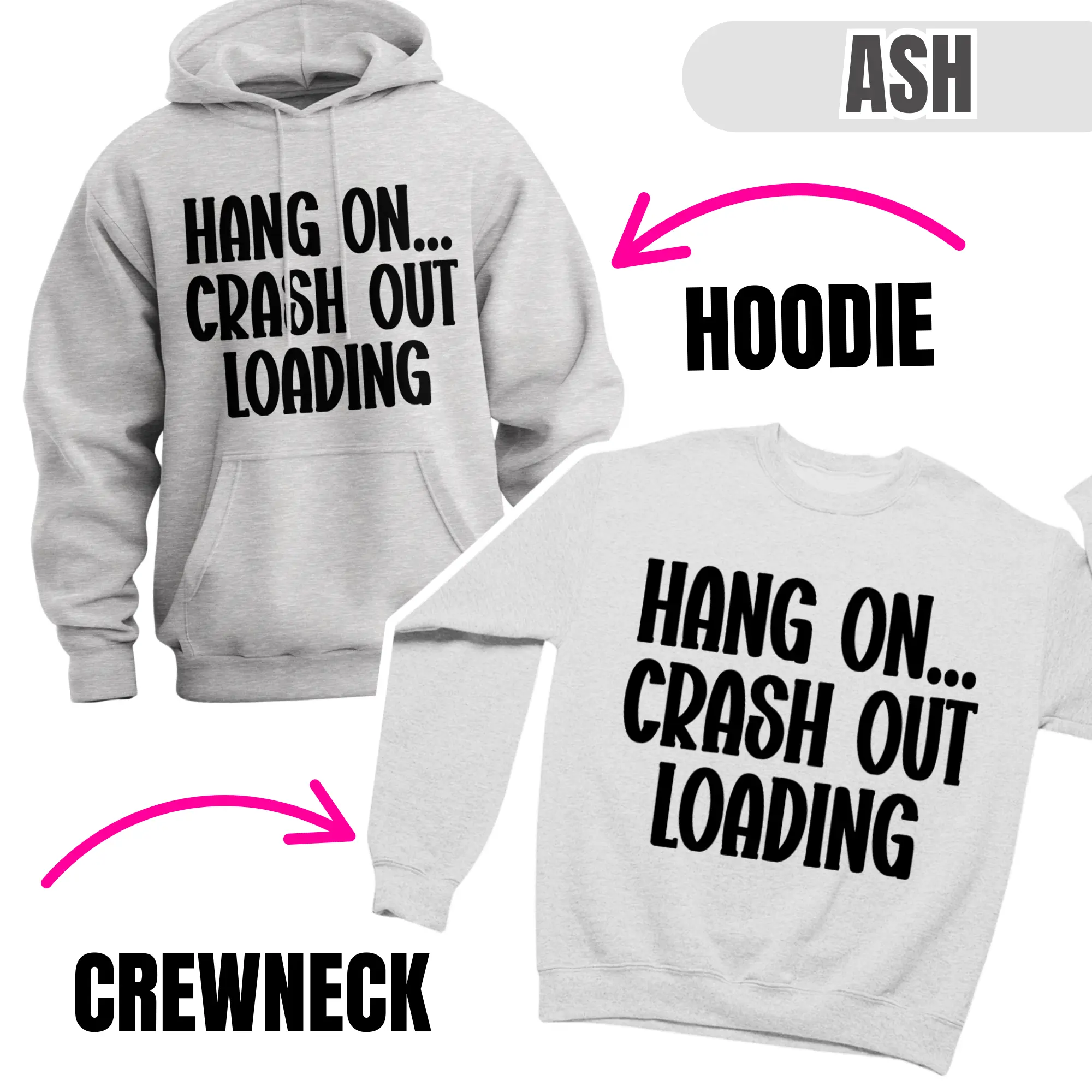 Hang On Crash Out Loading Sweatshirt