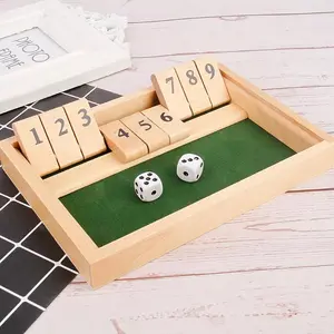 Wooden Number Board Game, Double Sided Number Board Game, Number Counting Blocks Parent-child Interactive Board Game, Educational Toy for Kids, Family Fun Game, Table Math Games